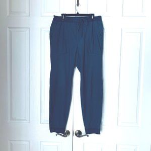LULULEMON Jogger Pants Mens Extra Large BLUE GREY Pull on Elastic Drawstring Wai